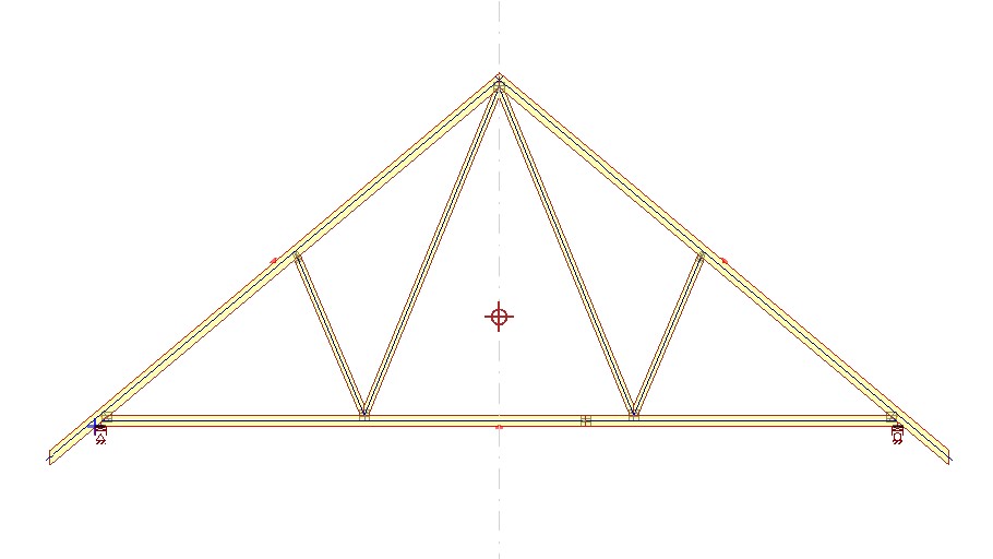 roof truss triangulated